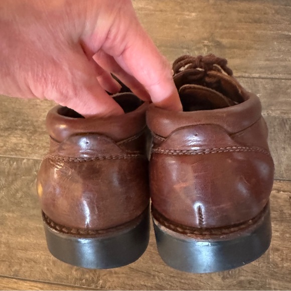 ? Cole Haan Country Brown Leather Lace-up Oxfords, Size 9.5 M